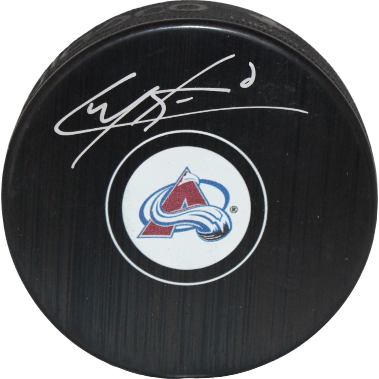 Cale Makar Autographed/Signed Colorado Avalanche Hockey Puck FAN