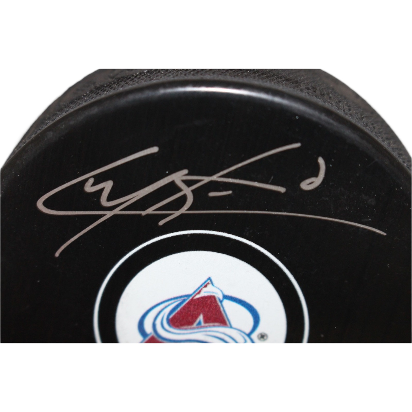 Cale Makar Autographed/Signed Colorado Avalanche Hockey Puck FAN