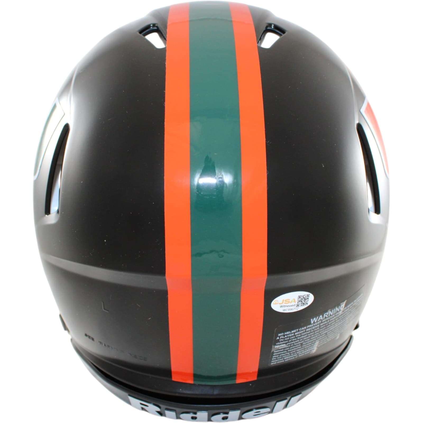 Toney Malachi Signed Miami Hurricanes Helmet Pro Alt Knights James Spence 58897 3 Toney Malachi Signed Miami Hurricanes Helmet Pro Alt Knights James Spence 58897