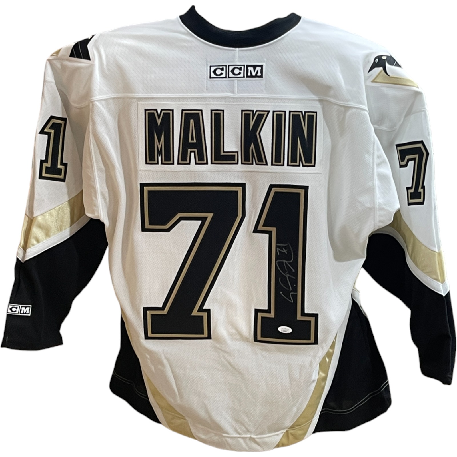 Evgeni Malkin Autographed/Signed Pittsburg Penguins Jersey JSA