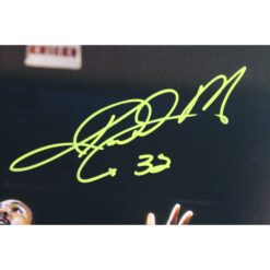 Karl Malone Autographed/Signed Utah Jazz 16x20 Photo Beckett Witness 49264