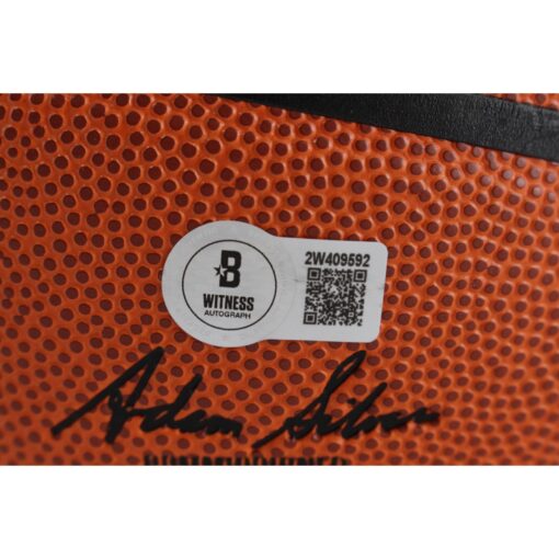 Karl Malone Autographed Utah Jazz I/O Wilson Basketball Mailman Beckett 49266