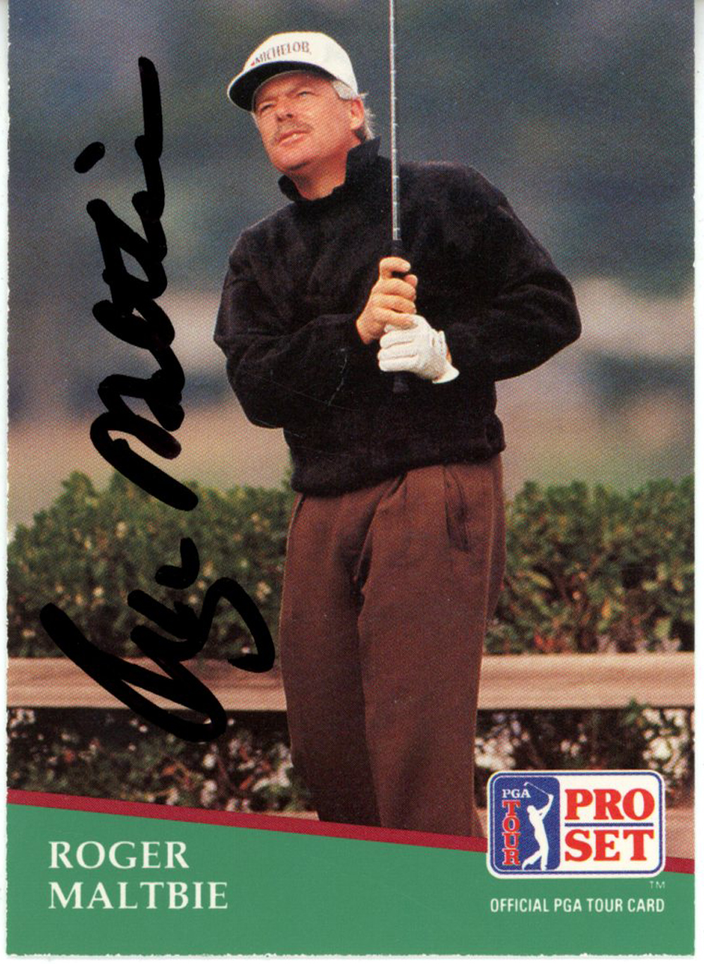 Roger Maltbie Autographed 1991 Pro Set #50 Trading Card Beckett 44877