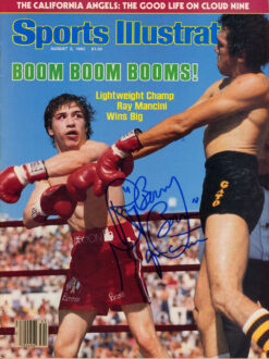 Ray Mancini Signed Boxing Sports Illustrated Magazine 8/2/1982 JSA