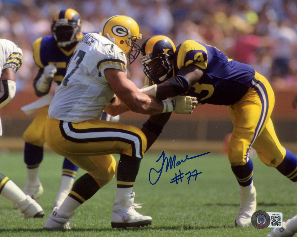 Tony Mandarich Autographed Green Bay Packers 8x10 Photo Beckett