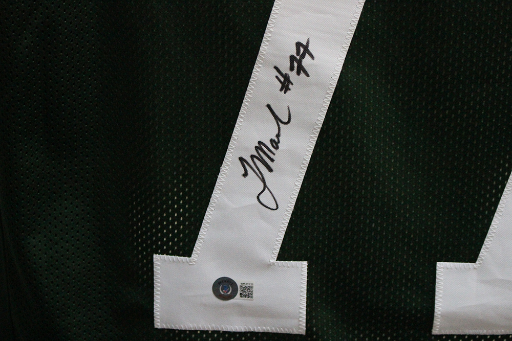 Tony Mandarich Autographed/Signed Pro Style Green XL Jersey Beckett