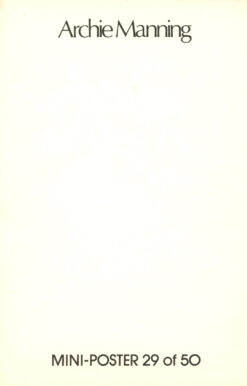 Archie Manning New Orleans Saints Mini Poster 29/50 Marketcom 46214