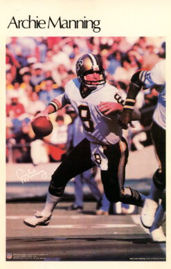 Archie Manning New Orleans Saints Mini Poster 29/50 Marketcom 46216