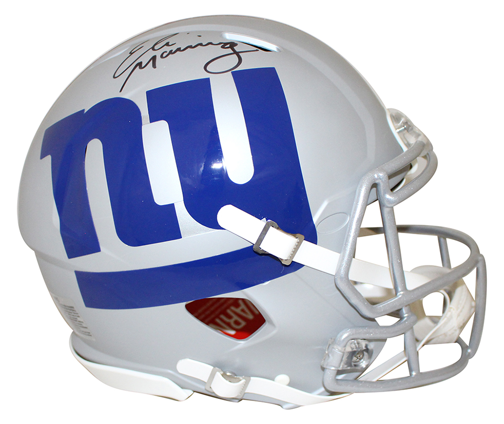 Eli Manning Autographed New York Giants Authentic AMP Helmet FAN 28952
