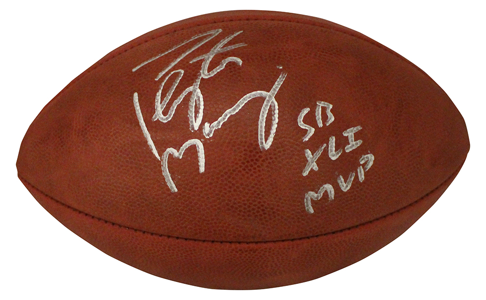Peyton Manning Autographed Indianapolis Colts SB XLI Football MVP FAN 29868