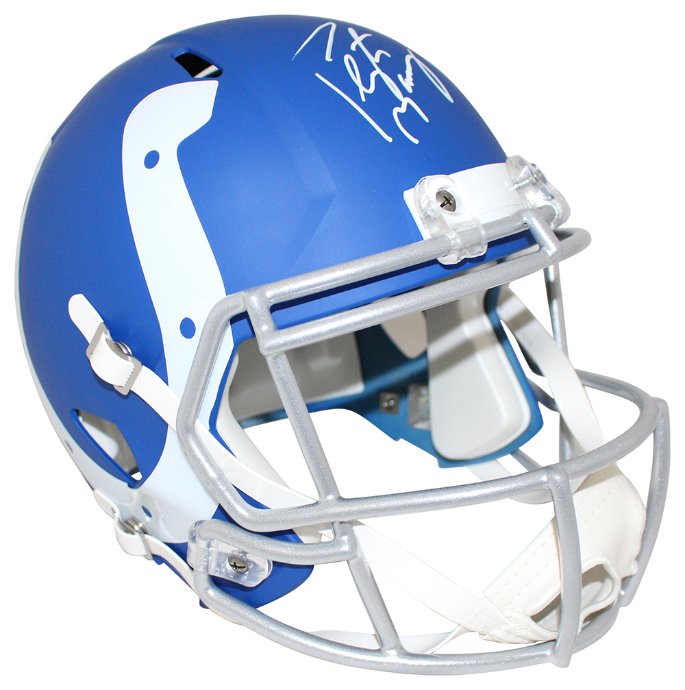 Peyton Manning Autographed Indianapolis Colts AMP Replica Helmet FAN 25400
