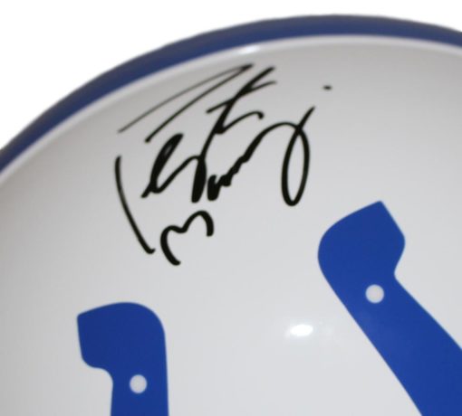 Peyton Manning Autographed Indianapolis Colts Authentic Helmet FAN 20948