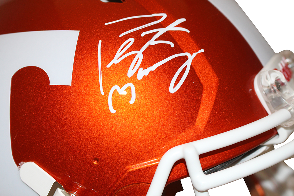 Peyton Manning Signed Tennessee Volunteers Authentic Flash Helmet FAN