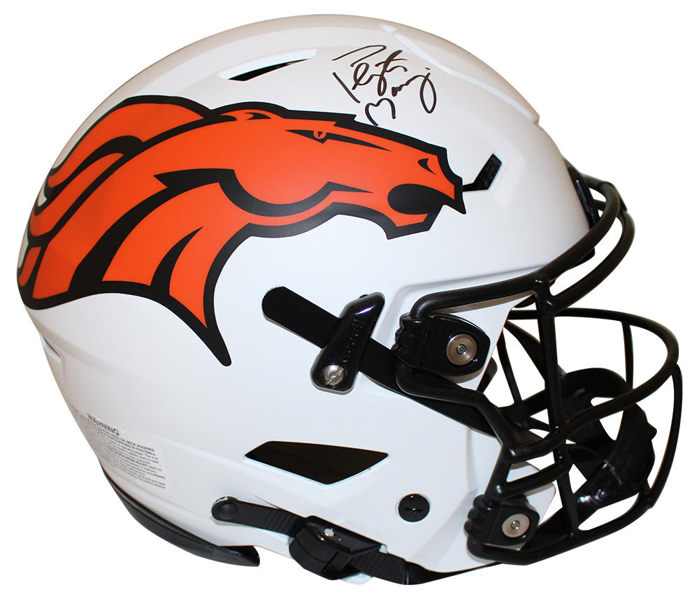 Peyton Manning Signed Broncos Authentic Lunar Speed Flex Helmet FAN