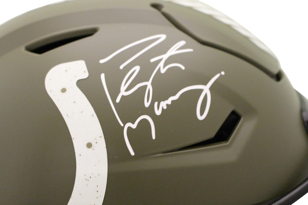 Peyton Manning Signed Colts Authentic Salute Speed Flex Helmet FAN