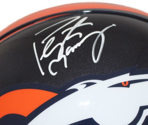 Peyton Manning Autographed/Signed Denver Broncos Authentic Helmet FAN 20956