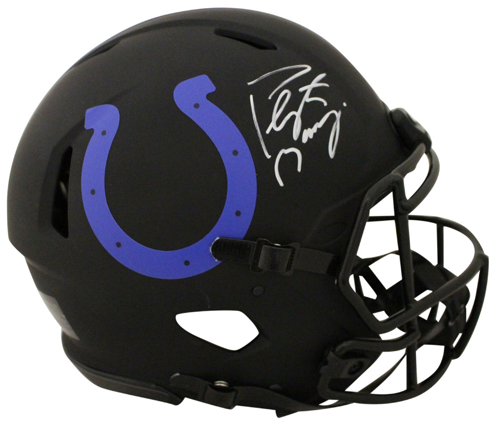 Peyton Manning Signed Indianapolis Colts Authentic Eclipse Helmet FAN