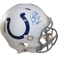 Peyton Manning Autographed Indianapolis Colts Pro Helmet HOF Fanatics 54090