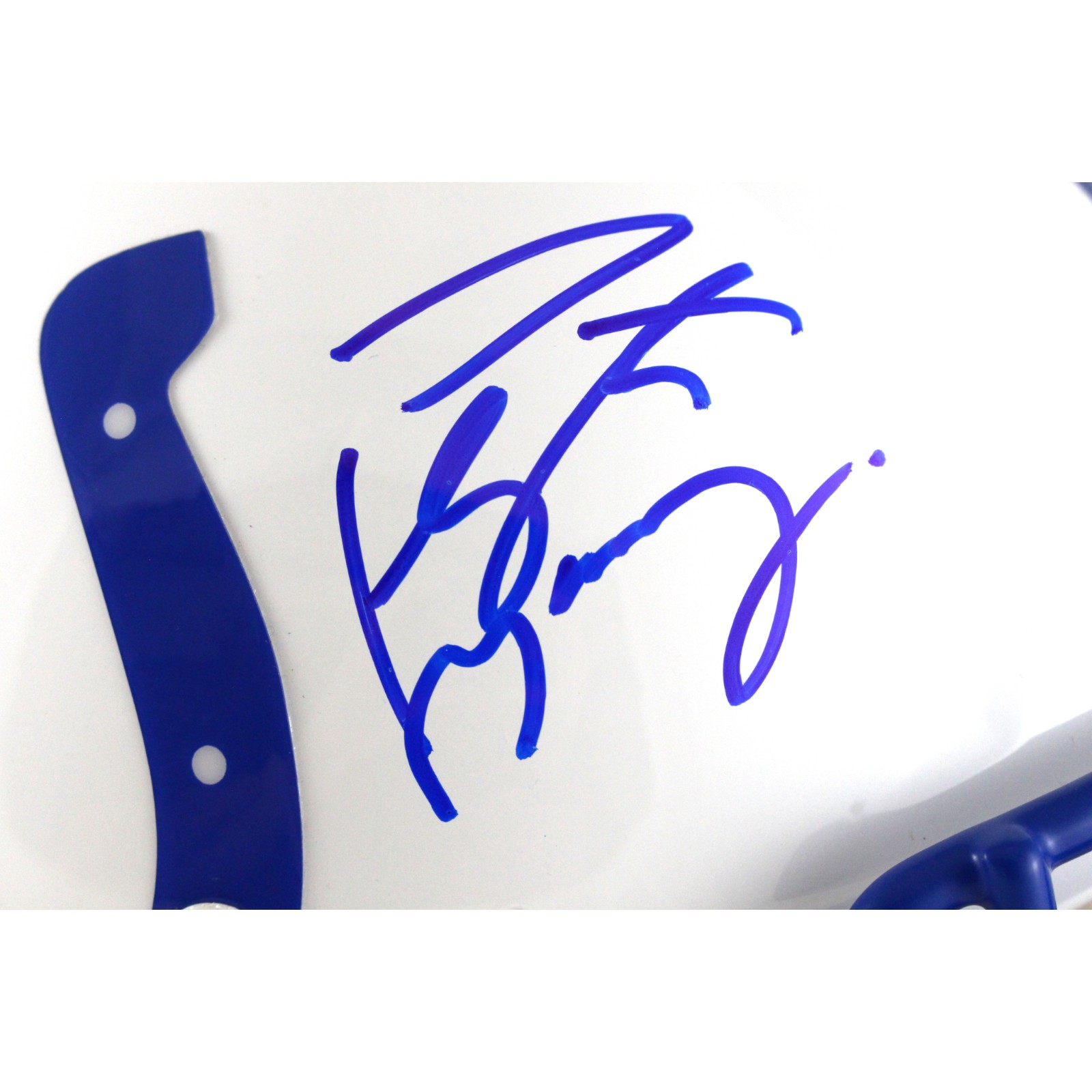Peyton Manning Autographed Indianapolis Colts Authentic TB Helmet Fanatics 53232 2 Peyton Manning Autographed Indianapolis Colts Authentic TB Helmet Fanatics 53232