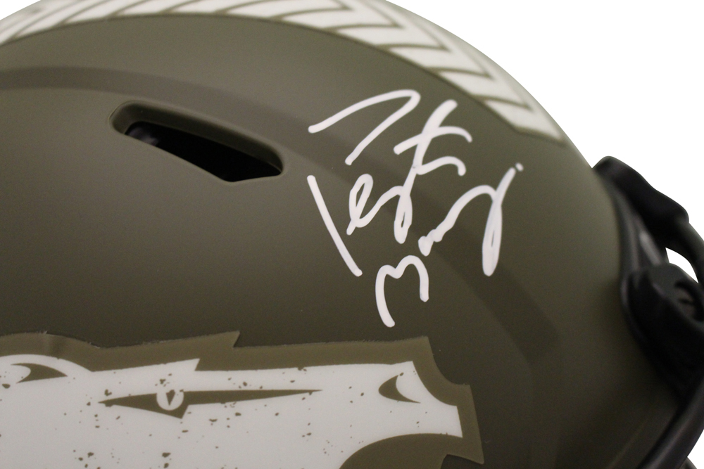 Peyton Manning Signed Denver Broncos Authentic Salute Helmet FAN