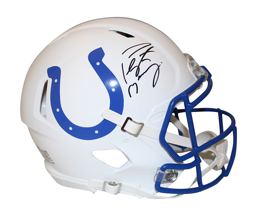 Peyton Manning Signed Indianapolis Colts Authentic Speed Helmet FAN