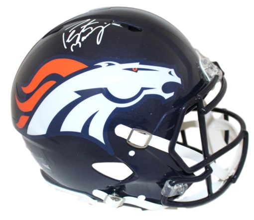 Peyton Manning Autographed Denver Broncos Authentic Speed Helmet FAN 20957