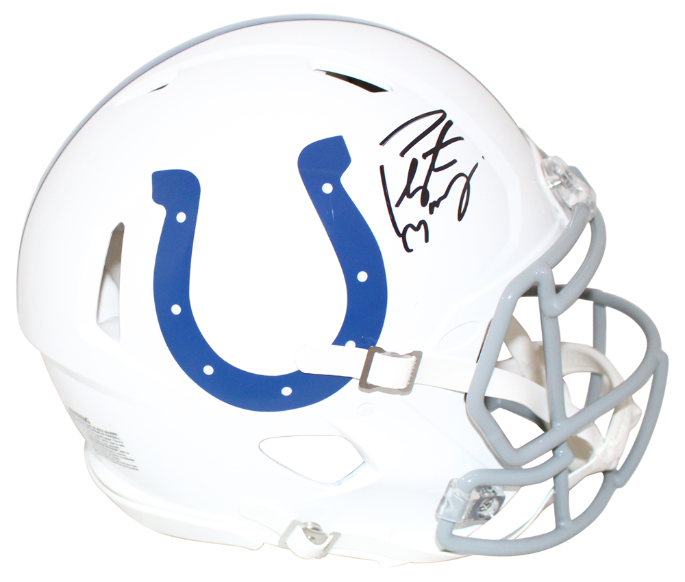 Peyton Manning Signed Indianapolis Colts Authentic Speed Helmet FAN 32325