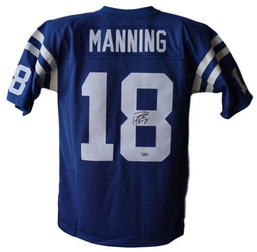 Peyton Manning Signed Indianapolis Colts Mitchell & Ness 44 L Jersey FAN 20289