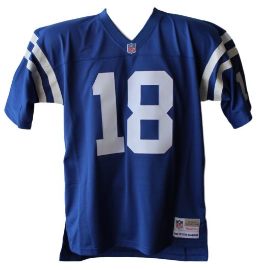 Peyton Manning Signed Indianapolis Colts Mitchell & Ness 44 L Jersey FAN 20289