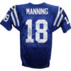 Peyton Manning Autographed Indianapolis Colts Wilson Blue 46 Jersey MM 11940