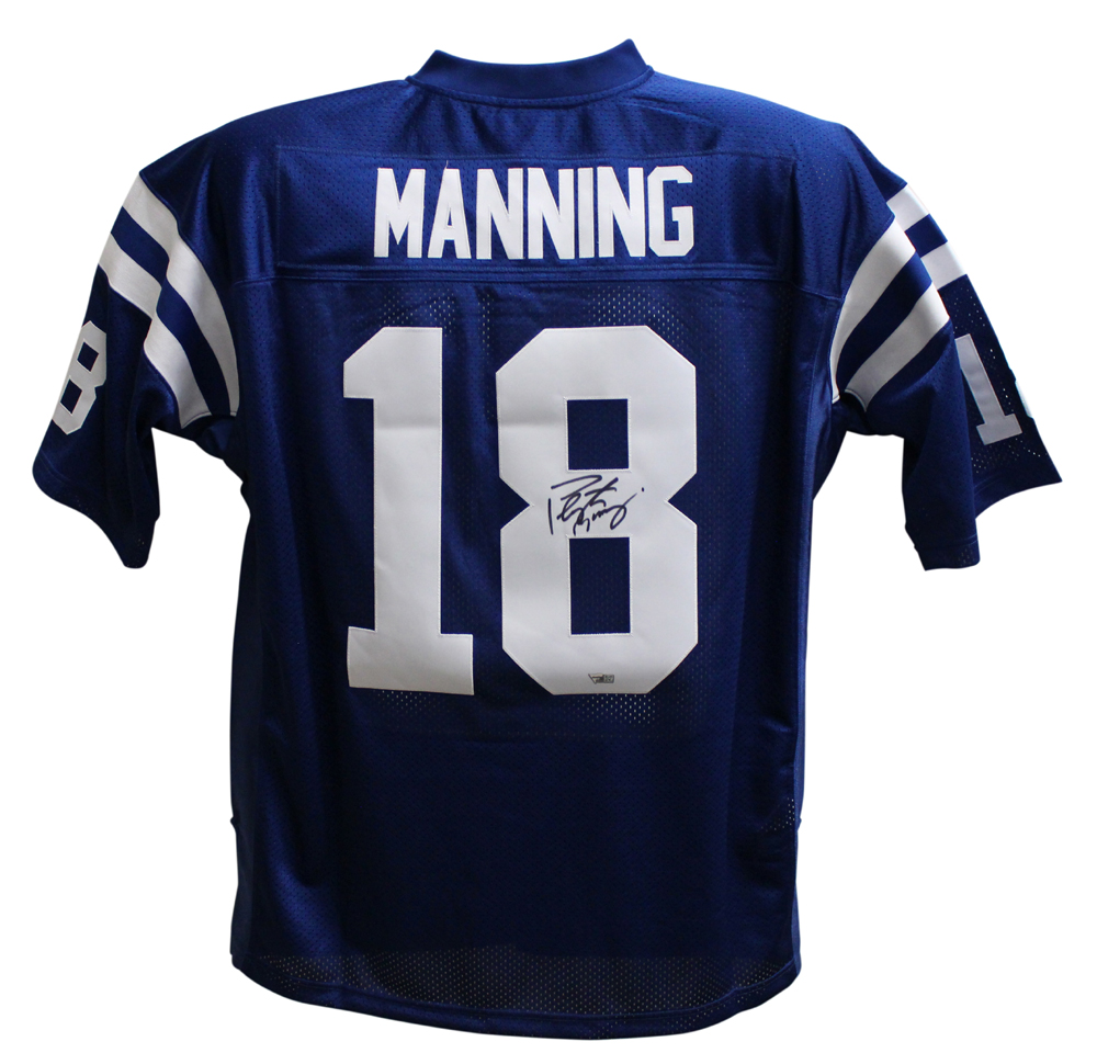 Peyton Manning Signed Indianapolis Colts Mitchell & Ness 2XL Jersey FAN 27690