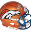 Peyton Manning Autographed Denver Broncos Blaze Mini Helmet FAN 12186