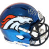 Peyton Manning Autographed/Signed Denver Broncos Chrome Mini Helmet FAN 24393
