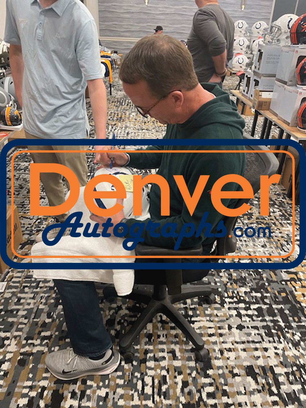 Peyton Manning Autographed Indianapolis Colts Authentic TB Helmet Fanatics 53232 6 Peyton Manning Autographed Indianapolis Colts Authentic TB Helmet Fanatics 53232