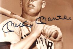Mickey Mantle Autographed New York Yankees Framed 8x10 Photo PSA 50983