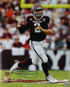 Johnny Manziel Autographed/Signed Texas A&M Aggies 16x20 Photo JSA 24947 PF