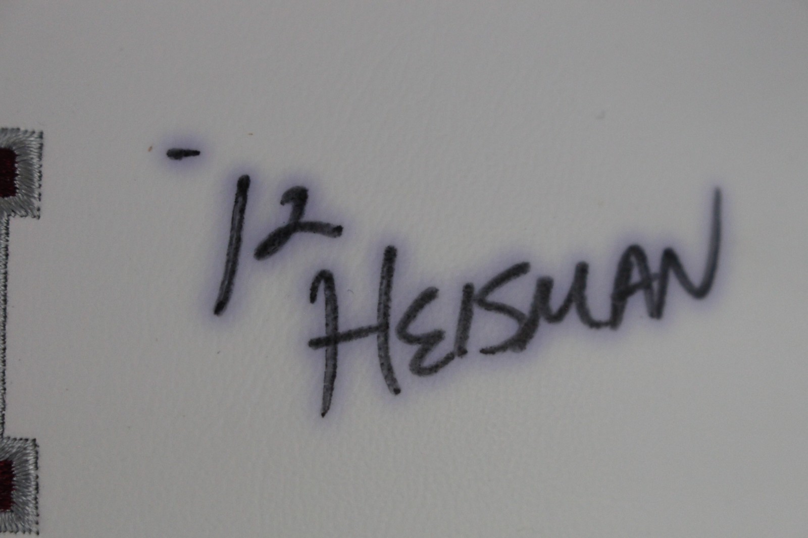 Johnny Manziel Autographed Texas A&M Aggies Logo Football Heisman JSA 59379 3 Johnny Manziel Autographed Texas A&M Aggies Logo Football Heisman JSA 59379