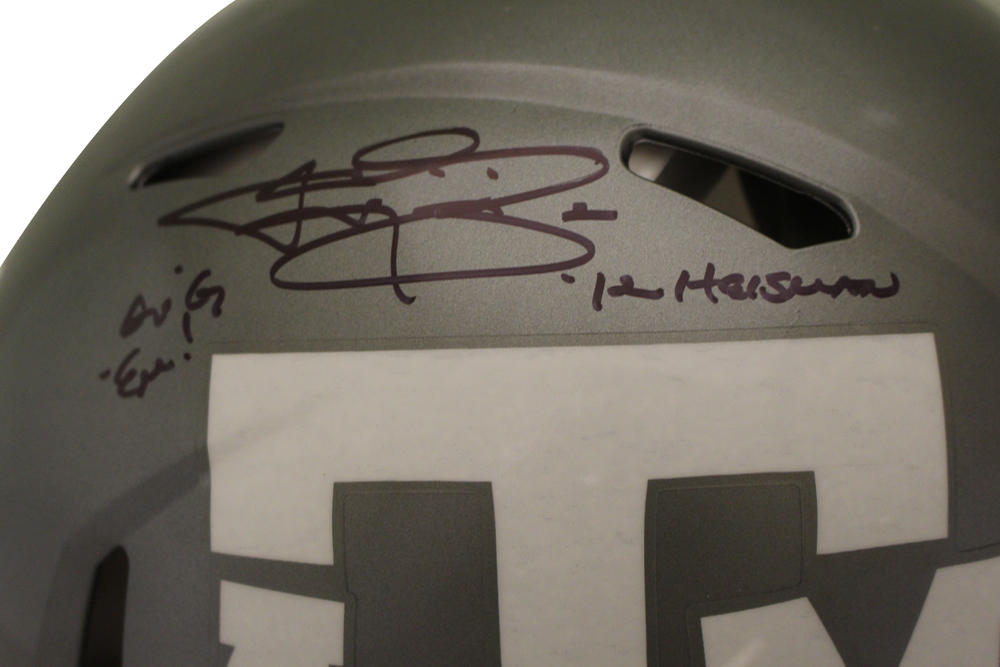 Johnny Manziel Signed Texas A&M Aggies Authentic Flash Helmet Beckett