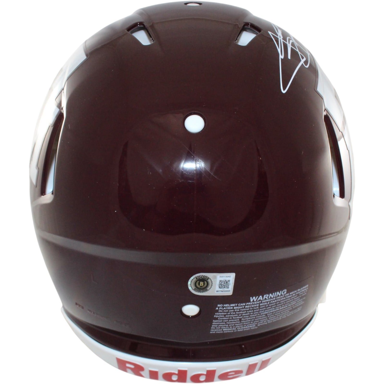 Johnny Manziel Autographed Texas A&M Authentic Helmet Heisman Beckett WIT 58251 3 Johnny Manziel Autographed Texas A&M Authentic Helmet Heisman Beckett WIT 58251
