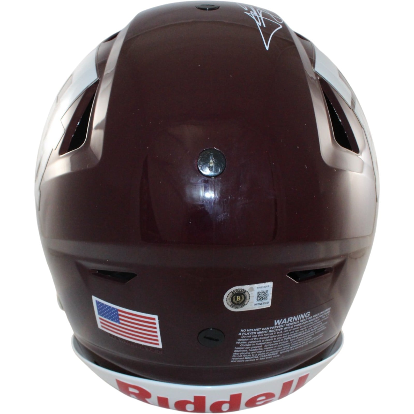 Johnny Manziel Autographed Texas A&M SpeedFlex Helmet Heisman Beckett WIT 58249 3 Johnny Manziel Autographed Texas A&M SpeedFlex Helmet Heisman Beckett WIT 58249