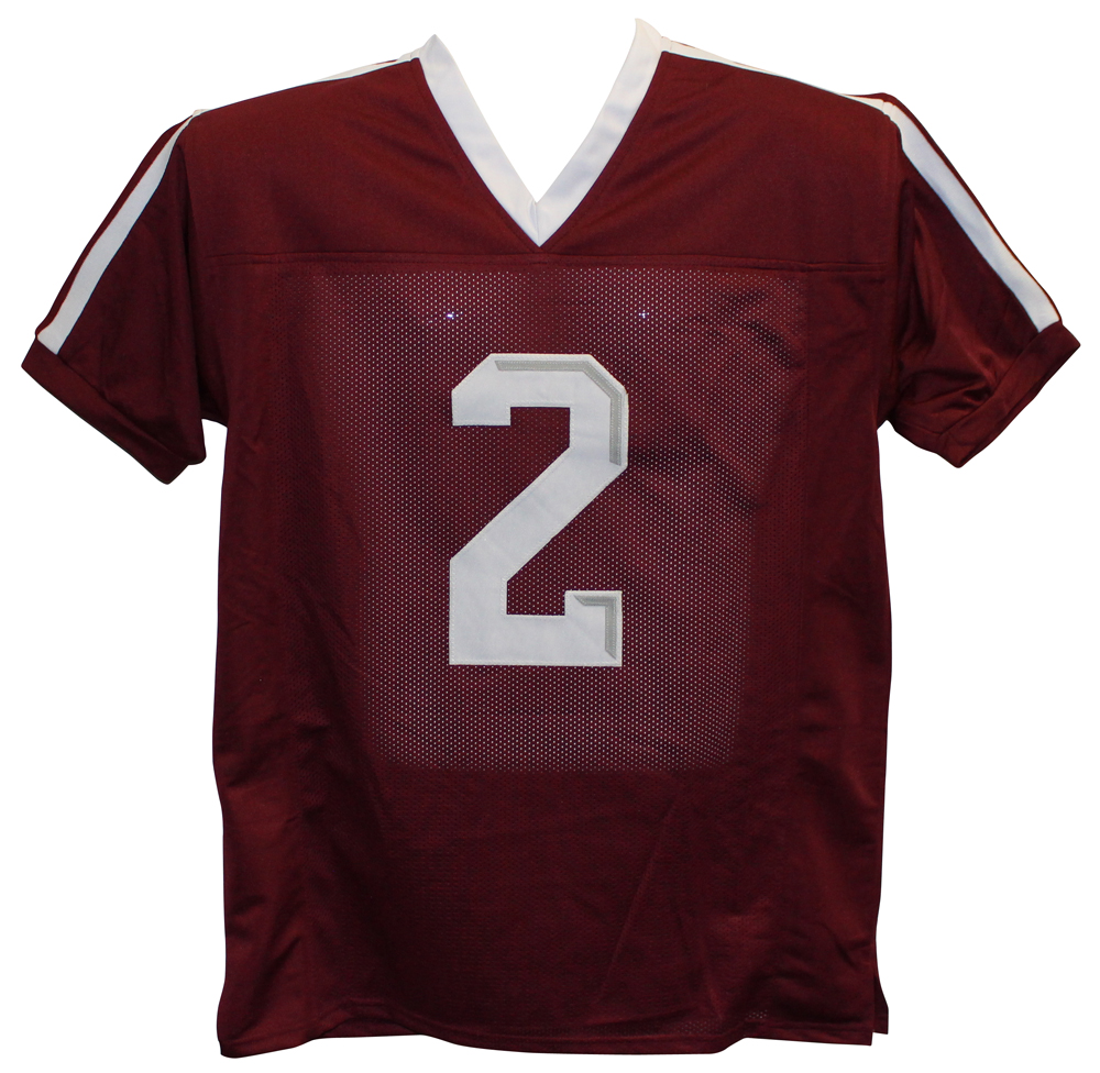 Johnny Manziel Autographed/Signed Texas A&M aggies Red XL Jersey JSA ...