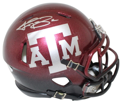 Johnny Manziel Autographed Texas A&M Aggies 2 Tone Mini Helmet JSA 24951