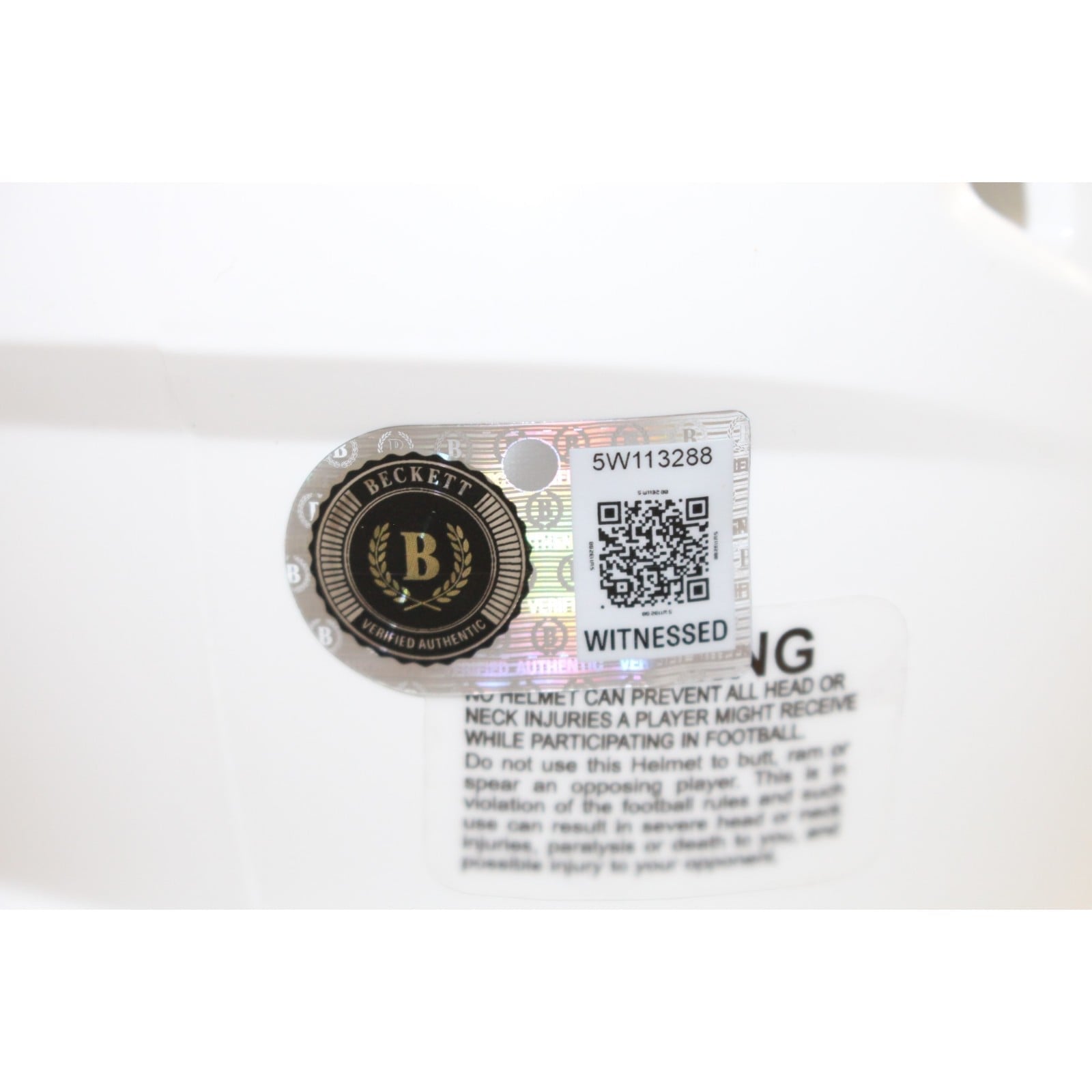 Johnny Manziel Autographed/Signed Texas A&M Mini Helmet Beckett Witness 58244 4 Johnny Manziel Autographed/Signed Texas A&M Mini Helmet Beckett Witness 58244