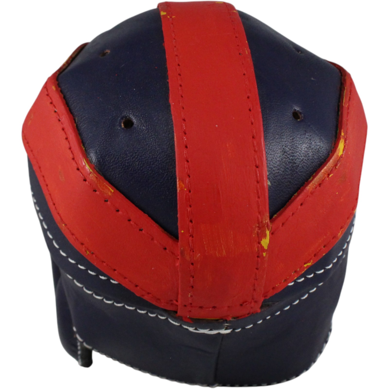 Wellington Mara Autographed/Signed New York Giants Leather Mini Helmet PSA 52756 4 Wellington Mara Autographed/Signed New York Giants Leather Mini Helmet PSA 52756