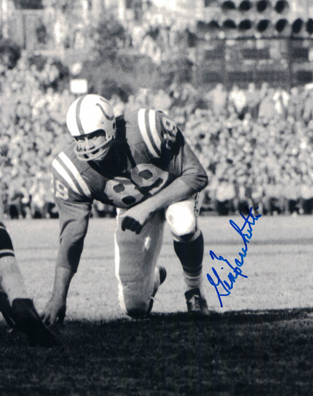 Gino Marchetti Autographed/Signed Baltimore Colts 8x10 Photo 30114