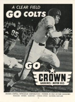 Gino Marchetti Signed Baltimore Colts Magazine Page HOF Beckett 47721