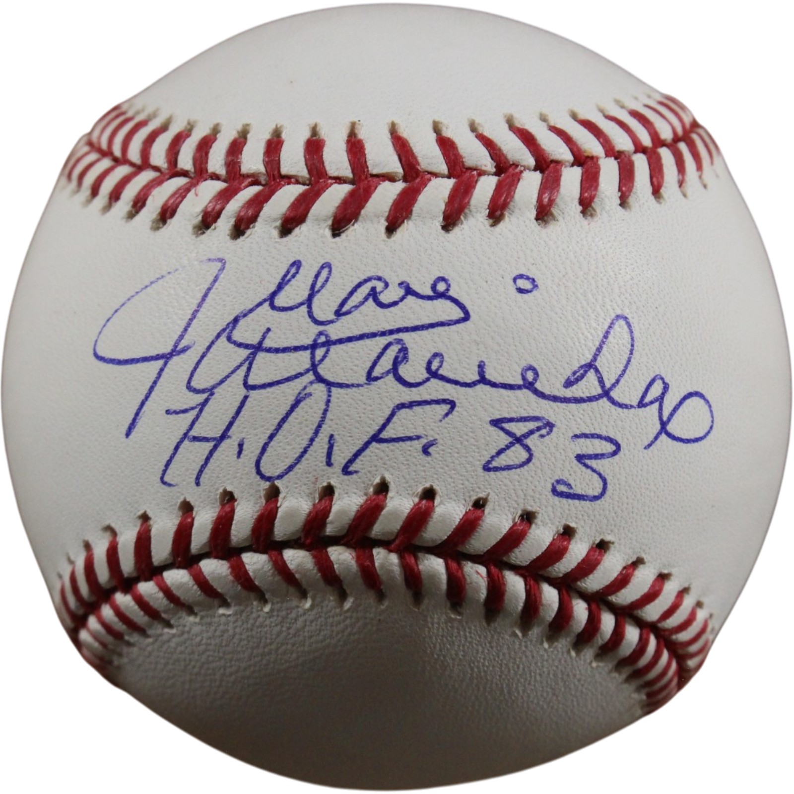 Juan Marichal Autographed San Francisco Giants OML Baseball HOF 83 Beckett 56502