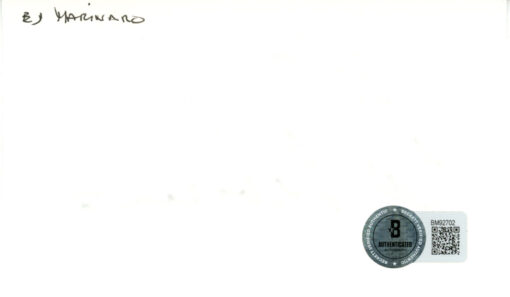 Ed Marinaro Autographed/Signed Minnesota Vikings Index Card BAS 45283