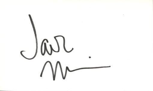Jack Marin Autographed/Signed Baltimore Orioles Index Card BAS 45355