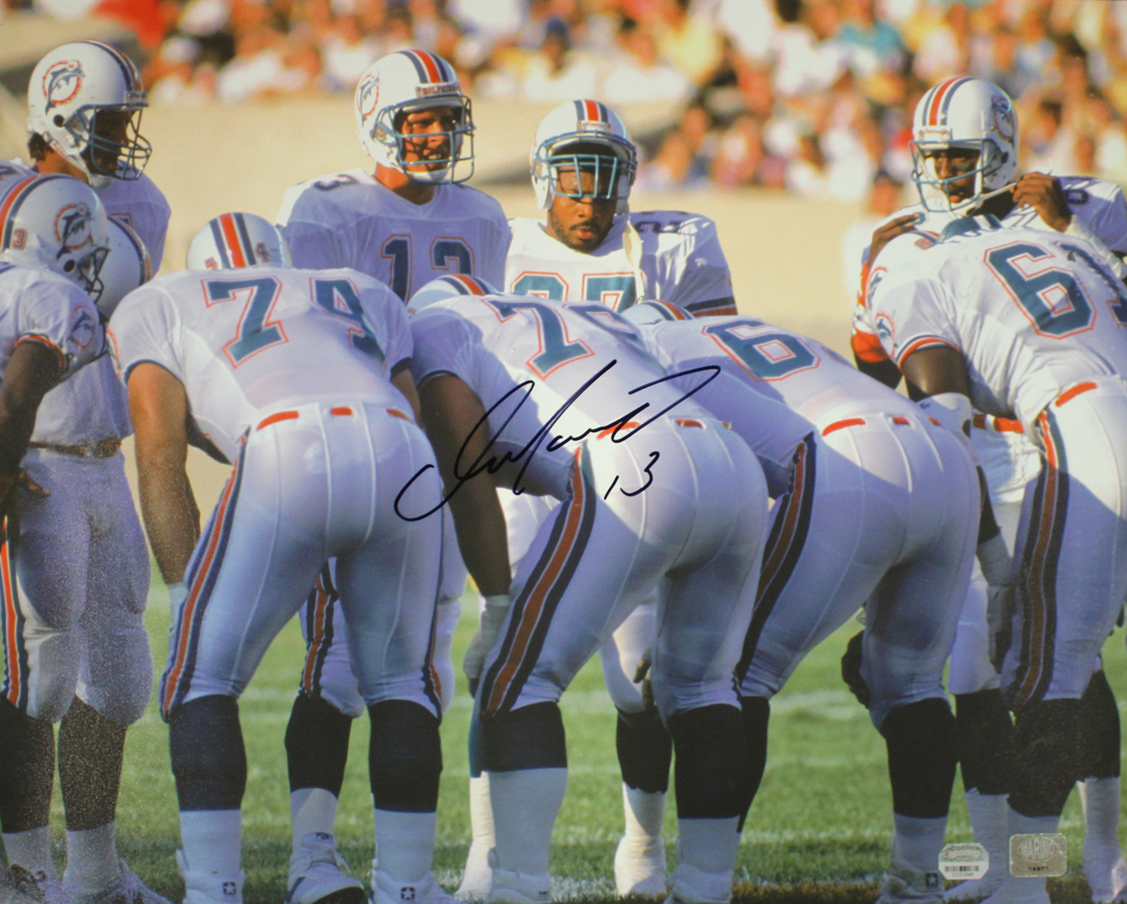 Dan Marino Autographed/Signed Miami Dolphins 16x20 Photo MM